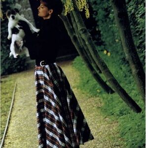 Plaid Maxi Skirt by Linda Matthews